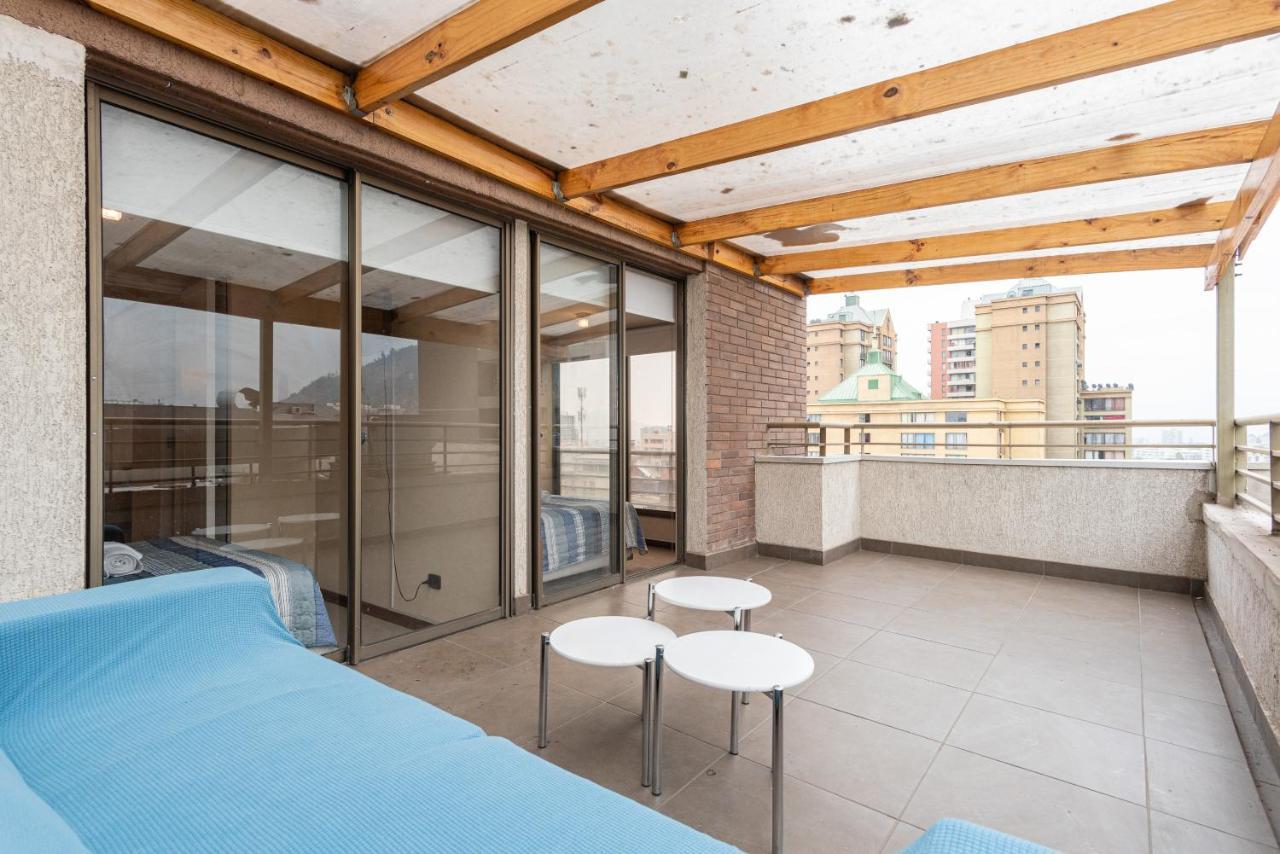 Appartamento Urban Miro - 2Br, Parking, Wifi, Tv, Metro Santiago del Cile Esterno foto